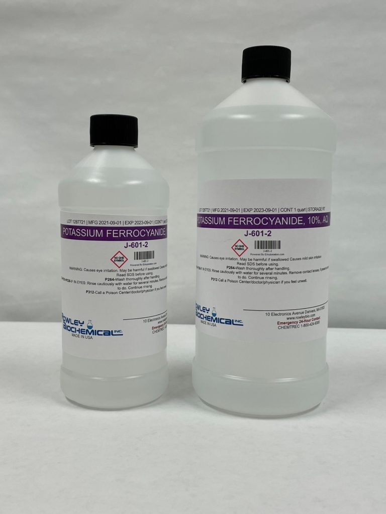 » Potassium Ferrocyanide, 10, Aqueous SO408